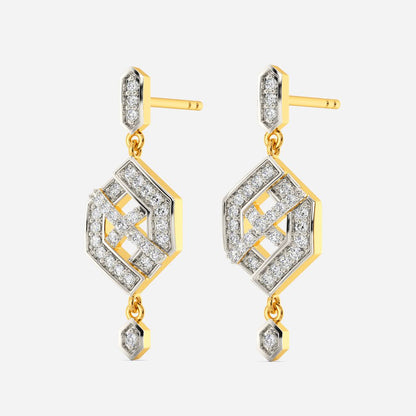 Urbane Knots Diamond Earrings