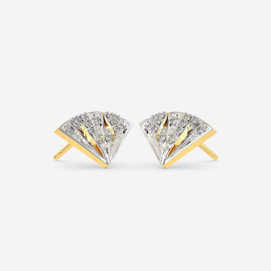 Knit My Story Diamond Earrings