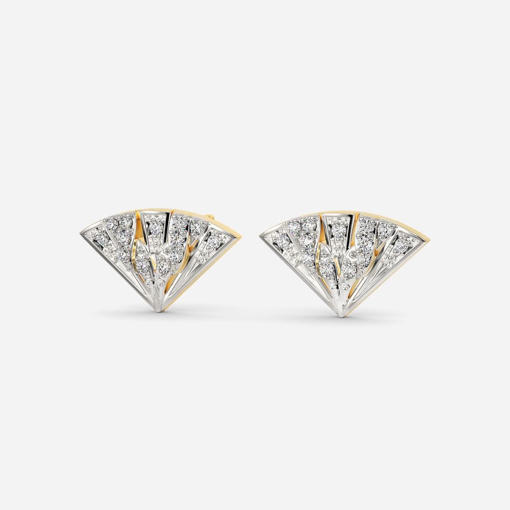 Knit My Story Diamond Earrings
