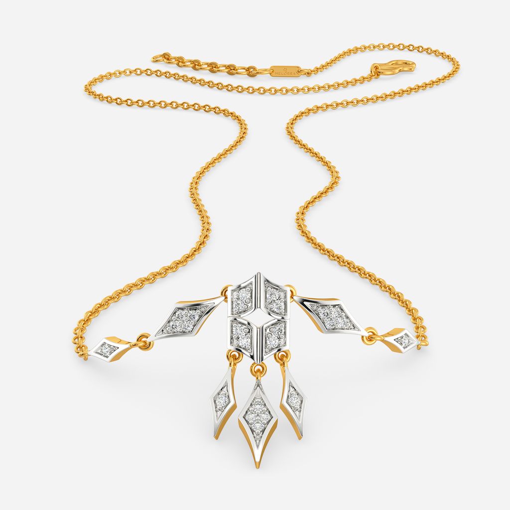 Knits All Over Diamond Necklaces