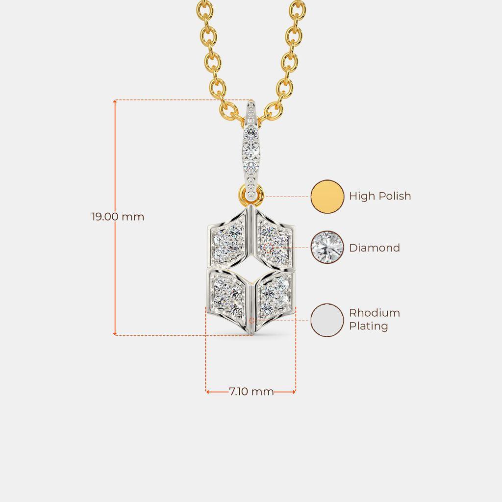 Knits All Over Diamond Pendants