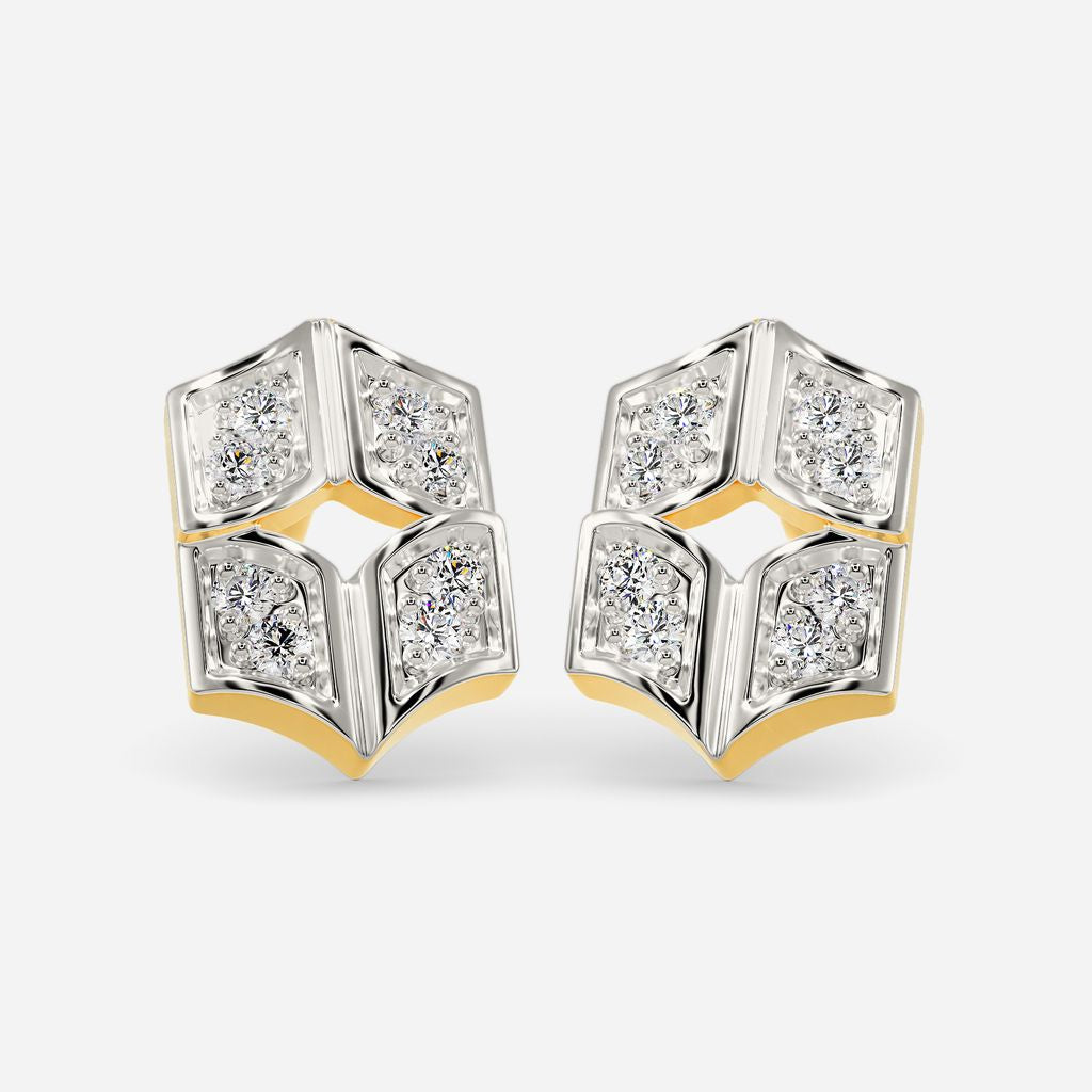 Knits All Over Diamond Earrings