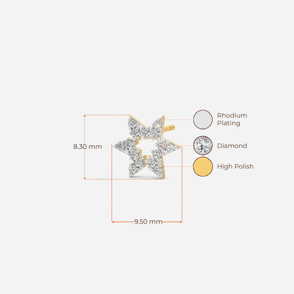 Logo Love Diamond Earrings