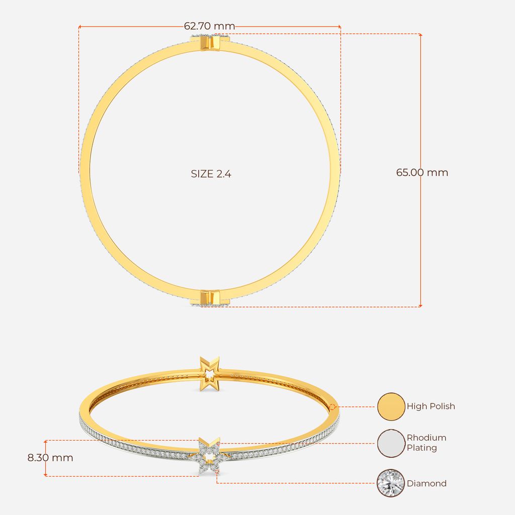 Logo Love Diamond Bangles