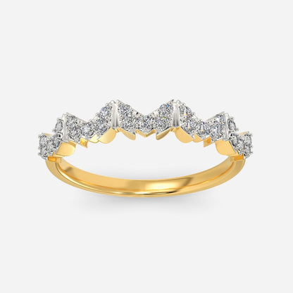 Logo Squared Diamond Rings