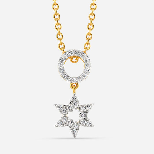 Logo Squared Diamond Pendants