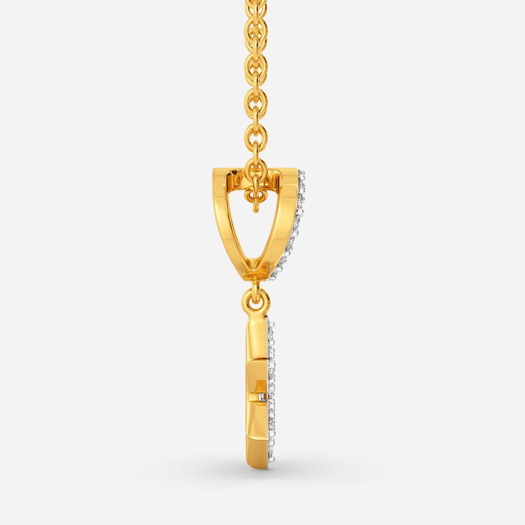 Logo Squared Diamond Pendants