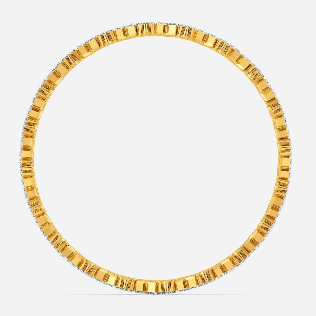 Logo Squared Diamond Bangles