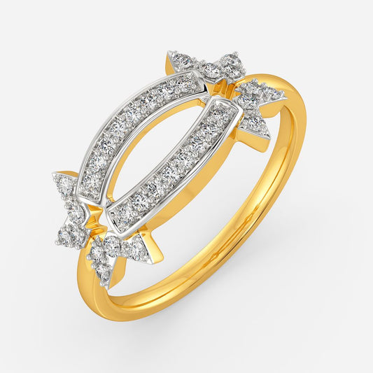 The Star Logo Diamond Rings