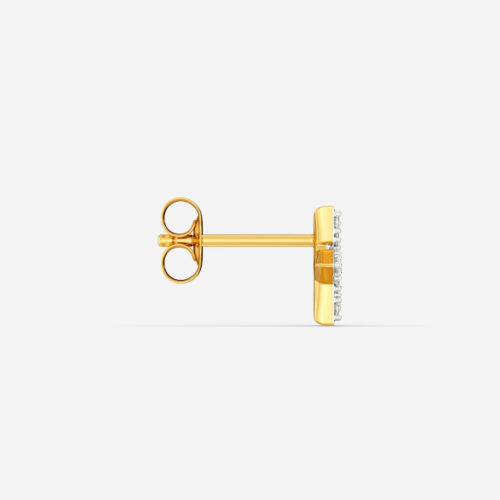 The Star Logo Diamond Earrings
