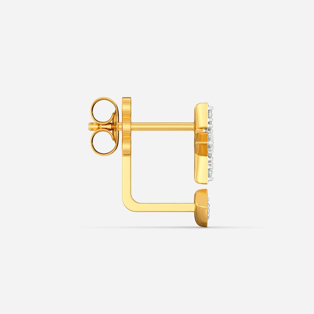 The Star Logo Diamond Earrings