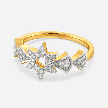 Monogram Maven Diamond Rings