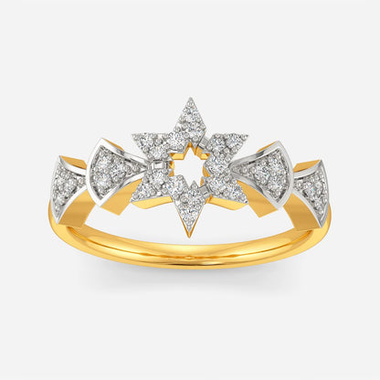 Monogram Maven Diamond Rings