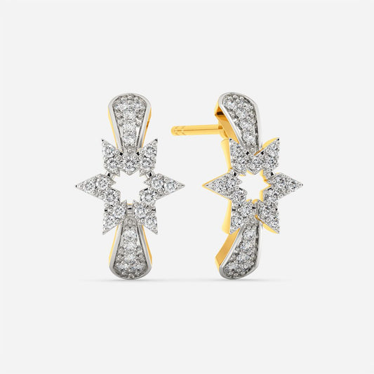 Monogram Maven Diamond Earrings