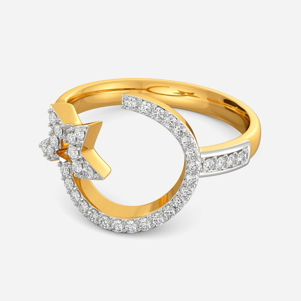 Symbol O Star Diamond Rings