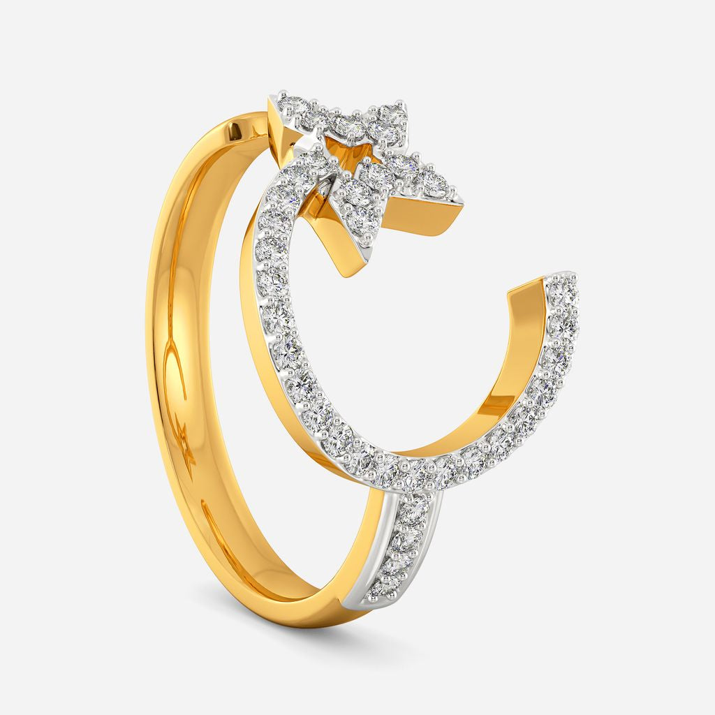 Symbol O Star Diamond Rings