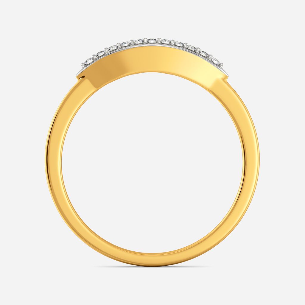 Logo Layered Diamond Rings