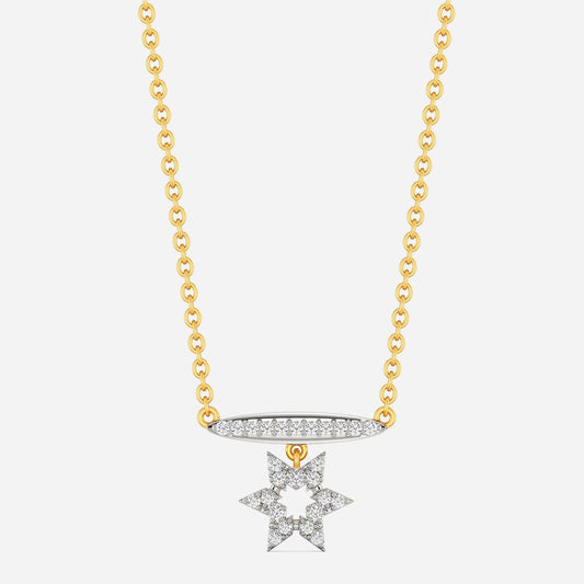 Logo Layered Diamond Necklaces