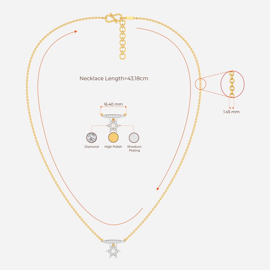 Logo Layered Diamond Necklaces