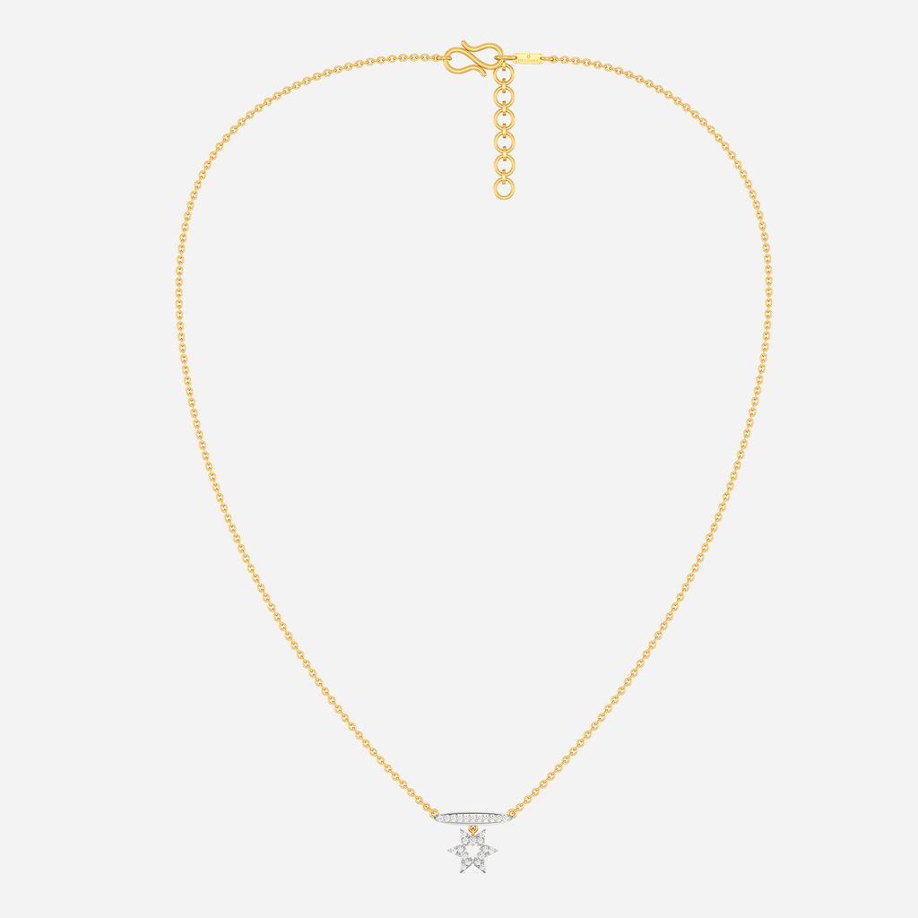 Logo Layered Diamond Necklaces