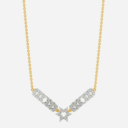 Say it with Logo Diamond Necklaces