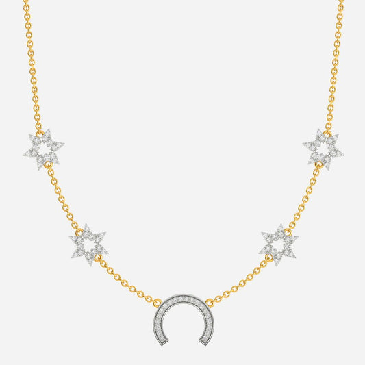 Star Crest Diamond Necklaces