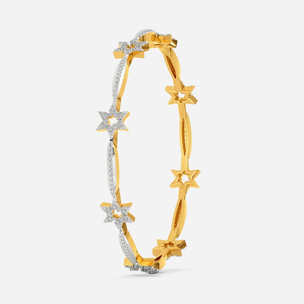 Star Crest Diamond Bangles