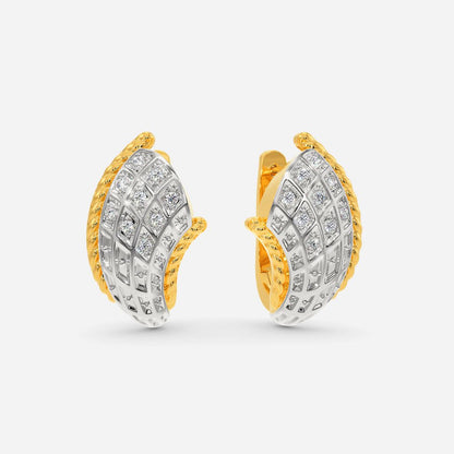 Twirl it like Twiggy Diamond Earrings