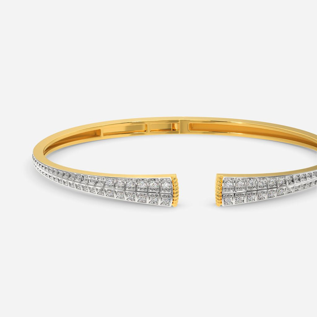 Retro Escape Diamond Bangles