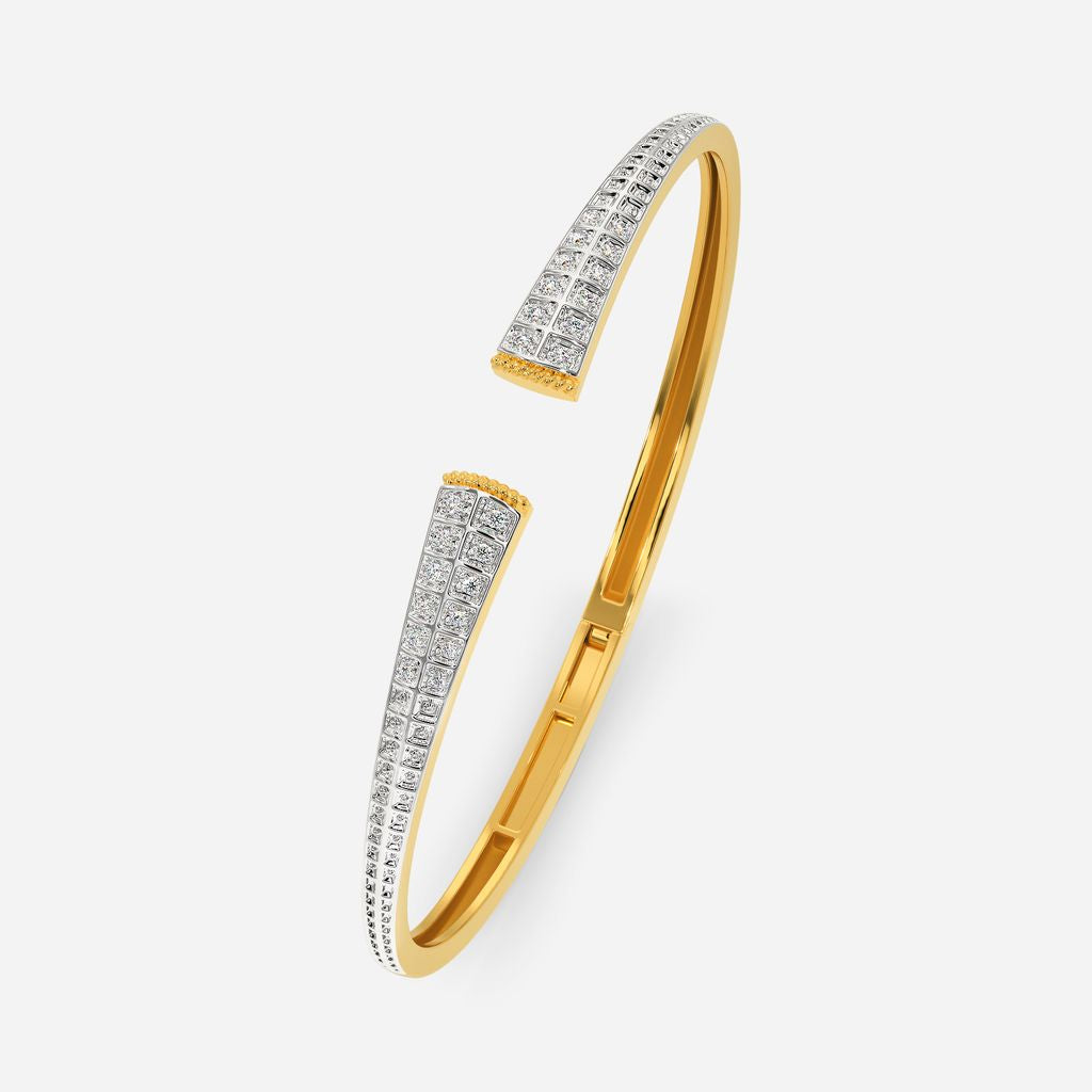 Retro Escape Diamond Bangles