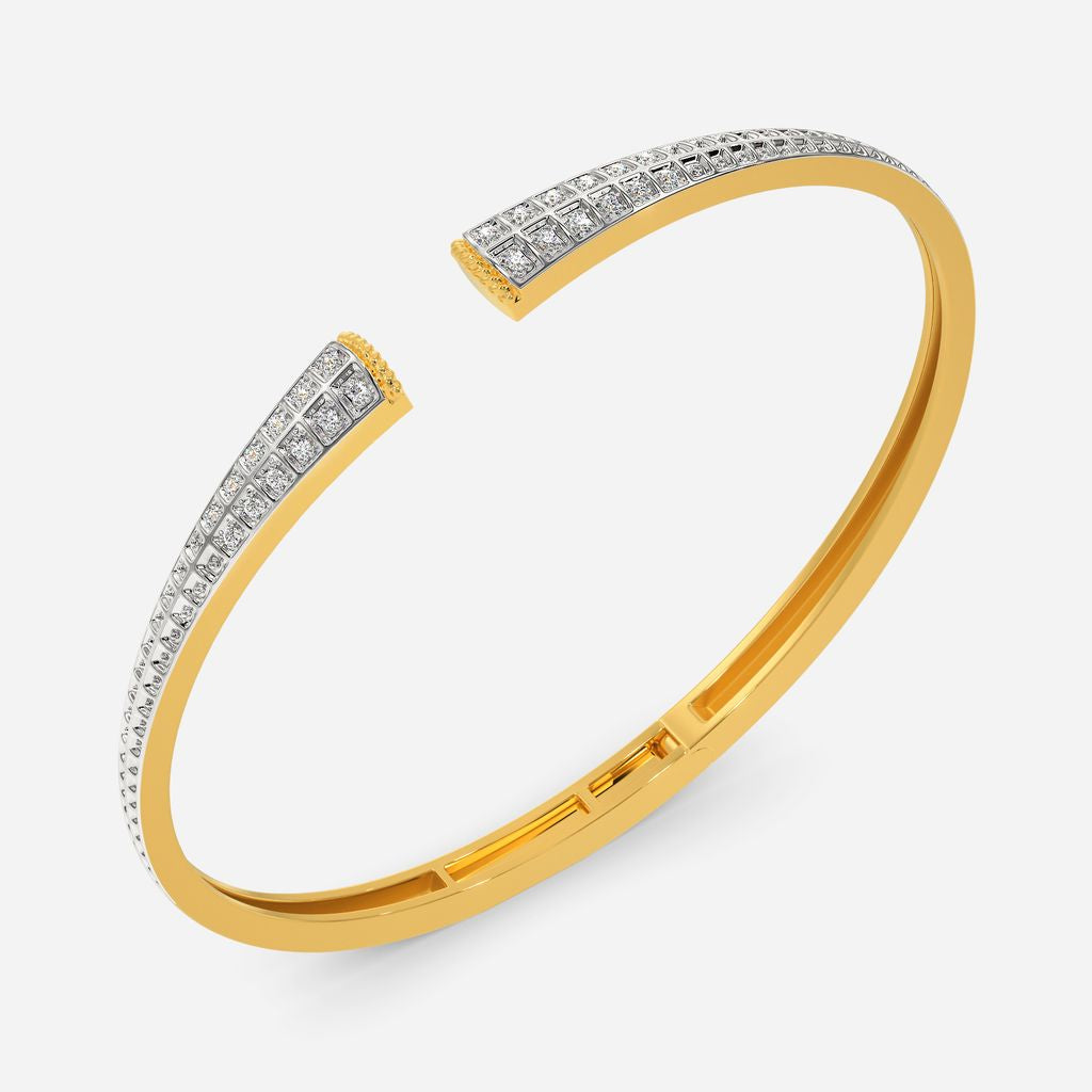 Retro Escape Diamond Bangles