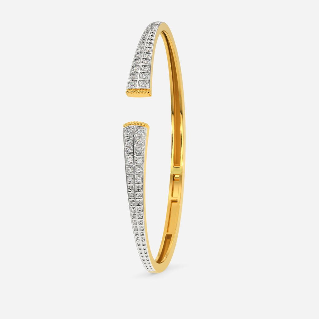 Retro Escape Diamond Bangles
