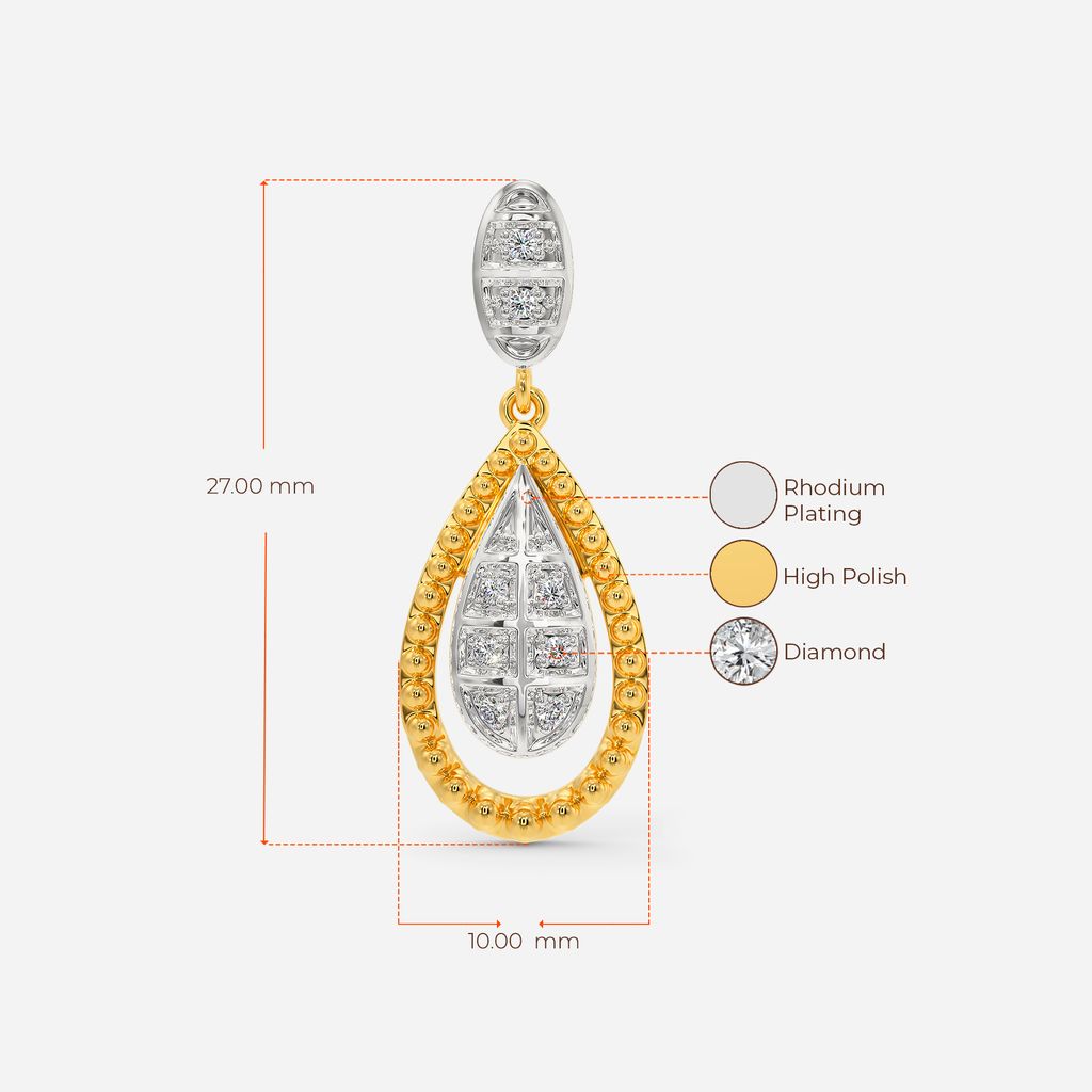 Oh So Sixties Diamond Earrings