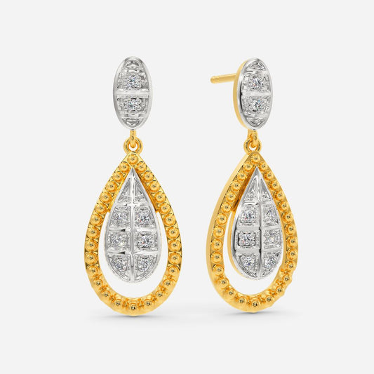 Oh So Sixties Diamond Earrings
