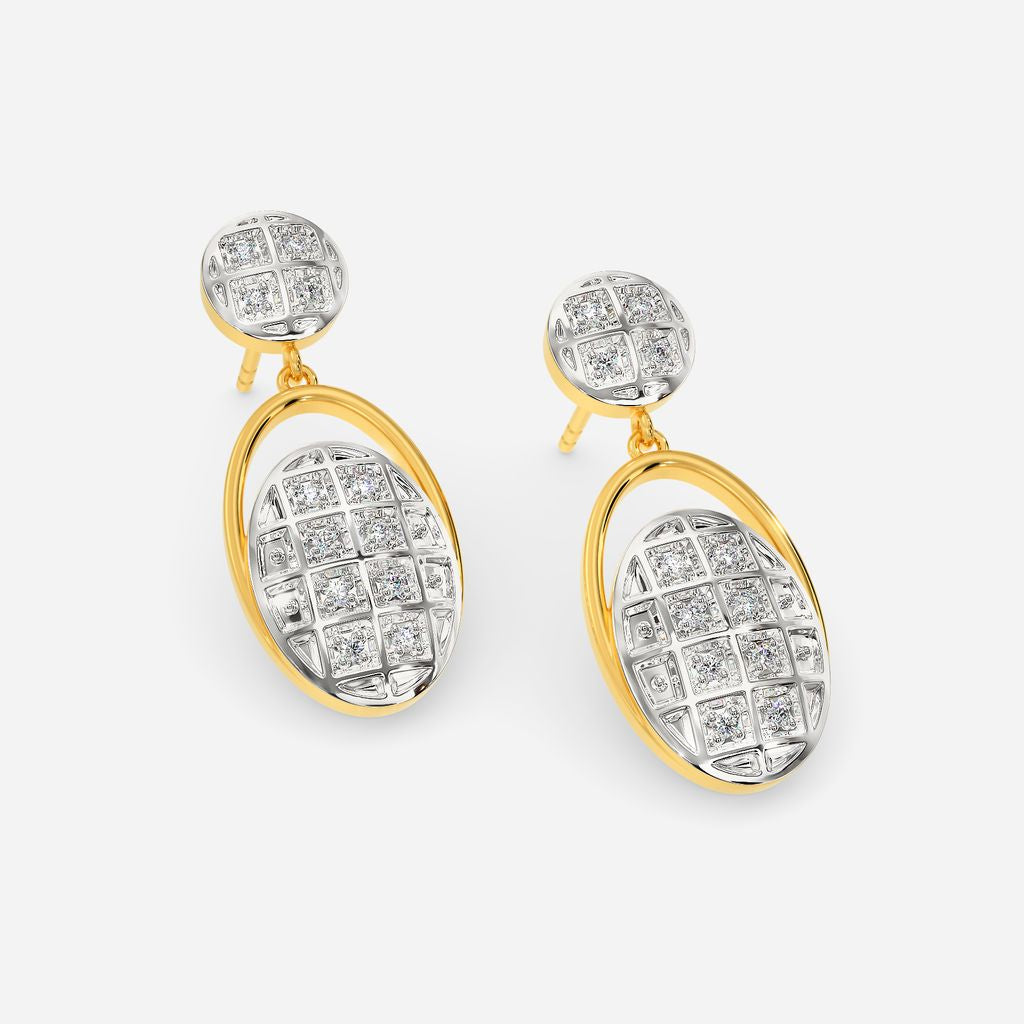 Diggin That Chic Diamond Earrings