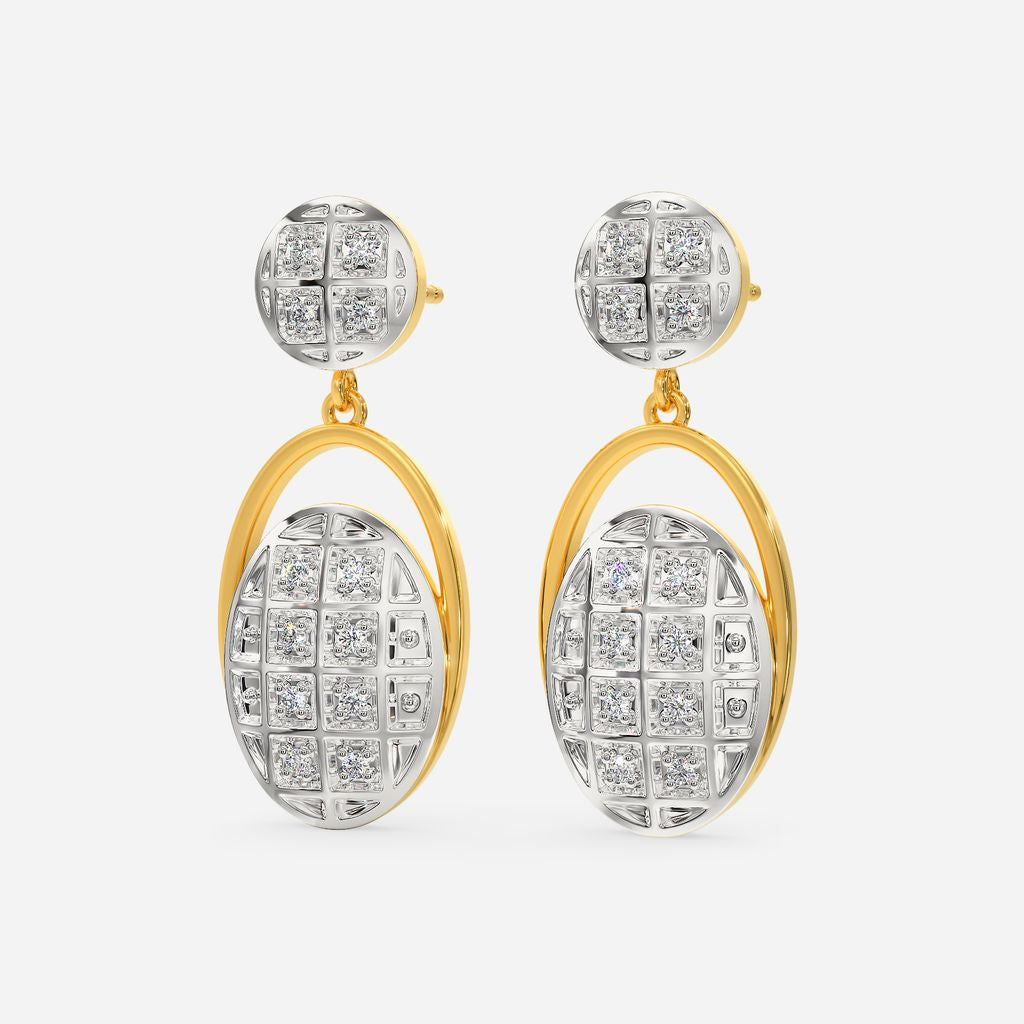 Diggin That Chic Diamond Earrings