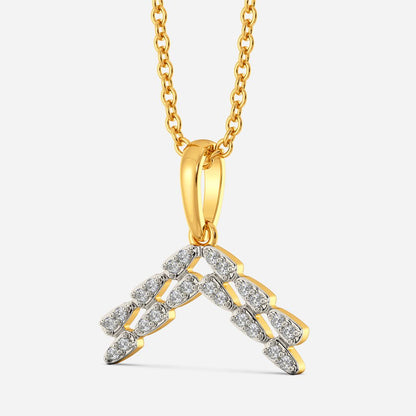 Slide Statement Diamond Pendants