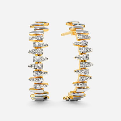 Zip n Zoom Diamond Earrings