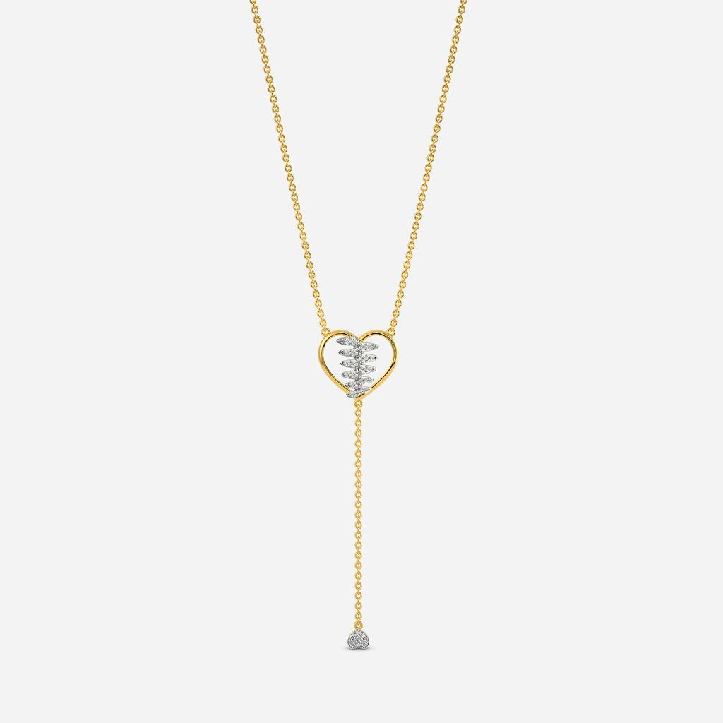 Zippered Love Diamond Necklaces