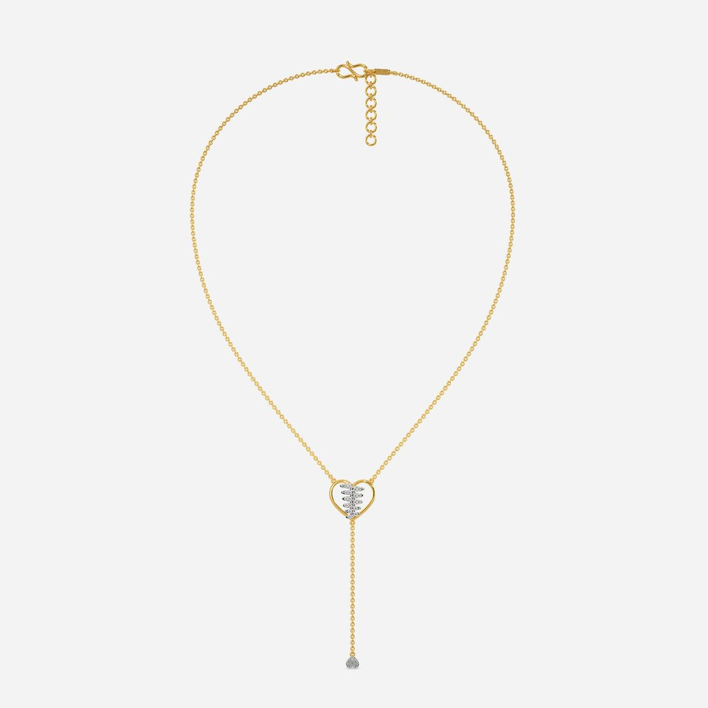 Zippered Love Diamond Necklaces