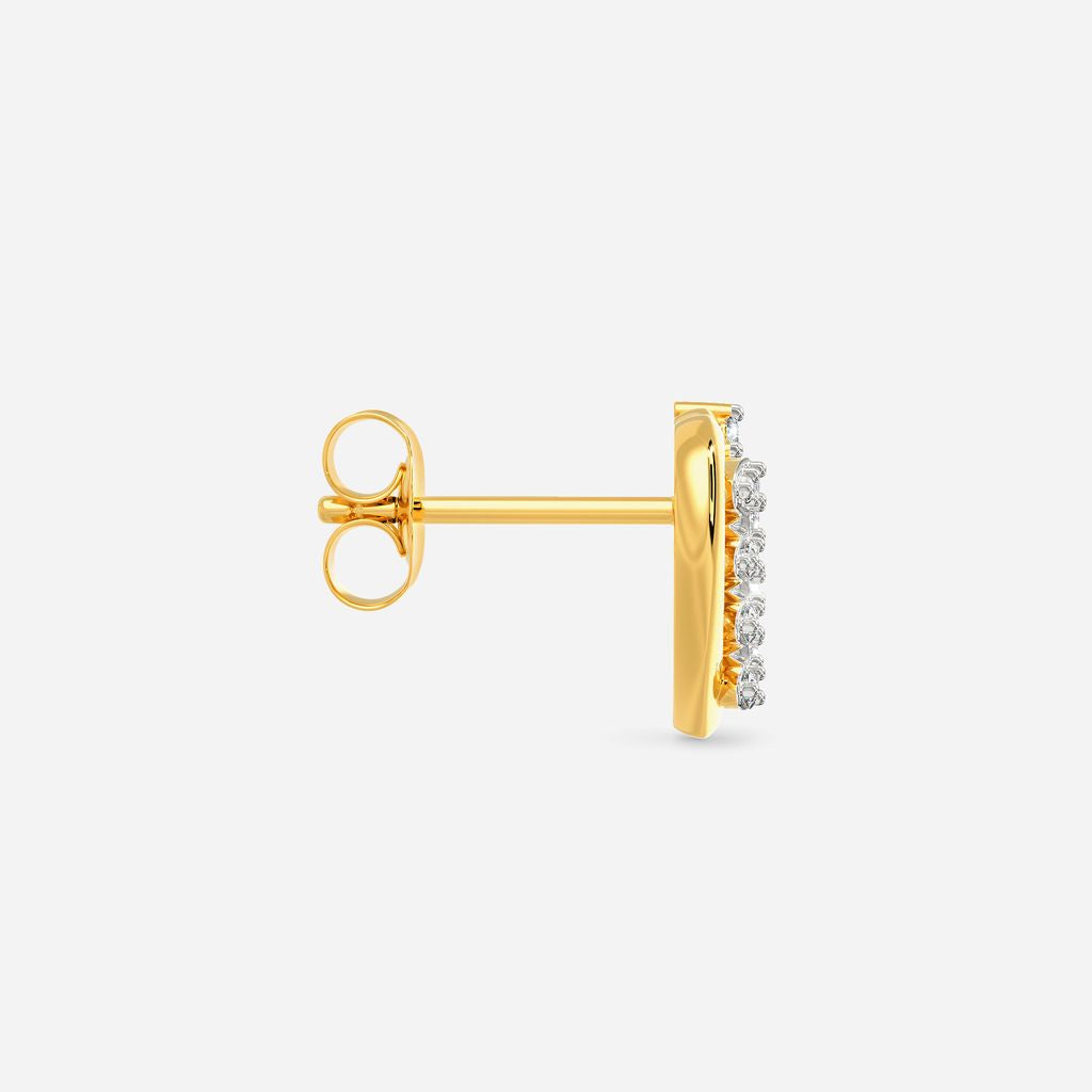 Zippered Love Diamond Earrings