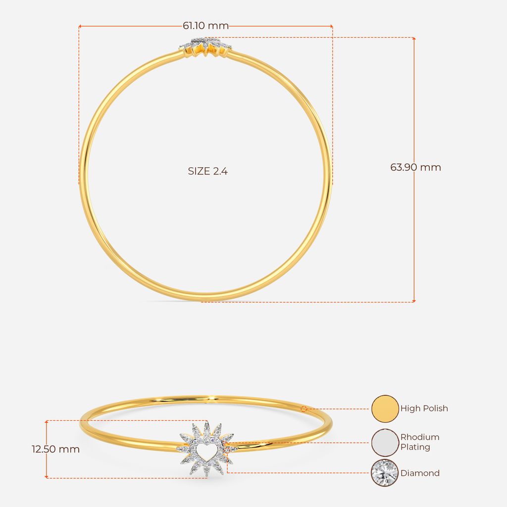 Lovestruck Zips Diamond Bangles