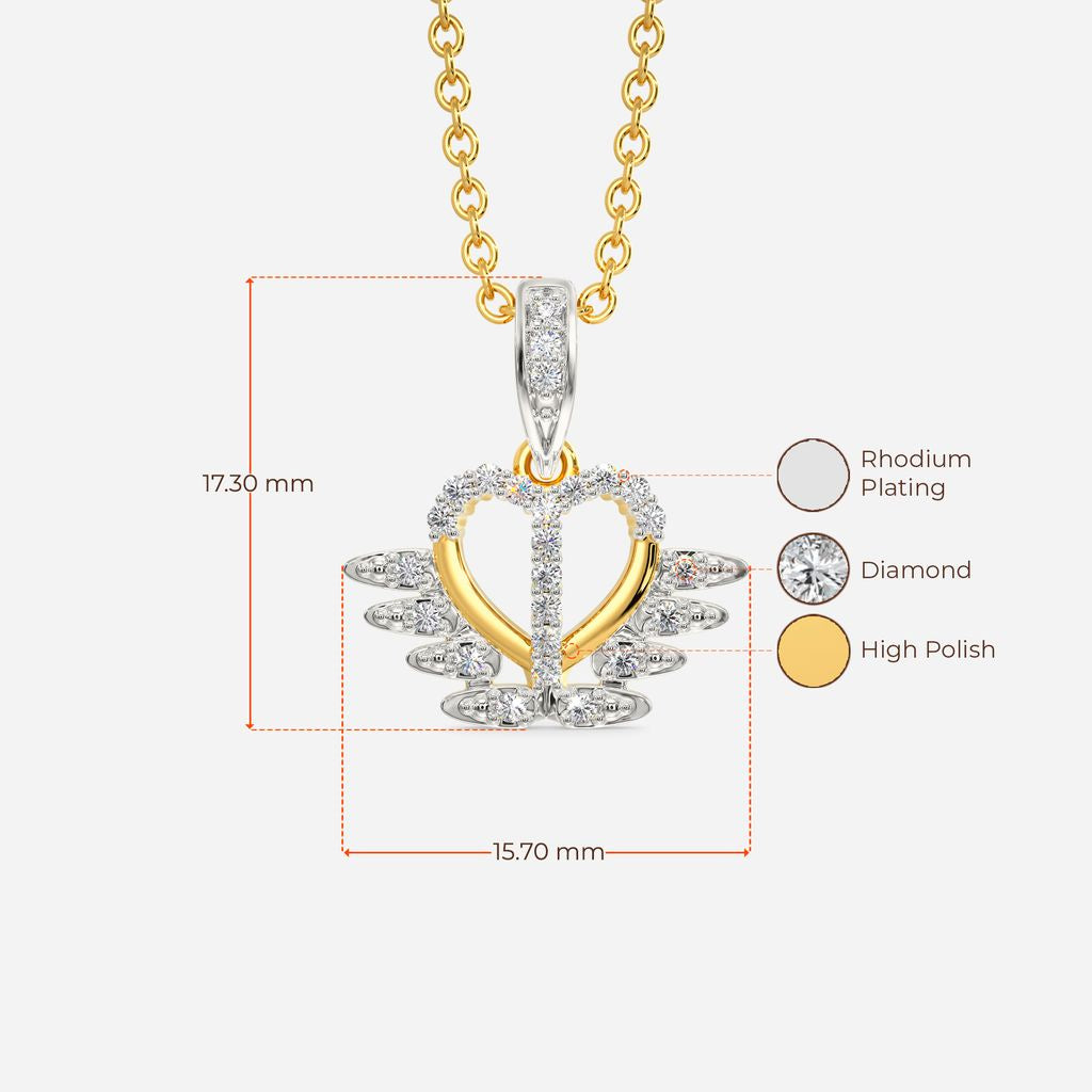 Zipped Affair Diamond Pendants