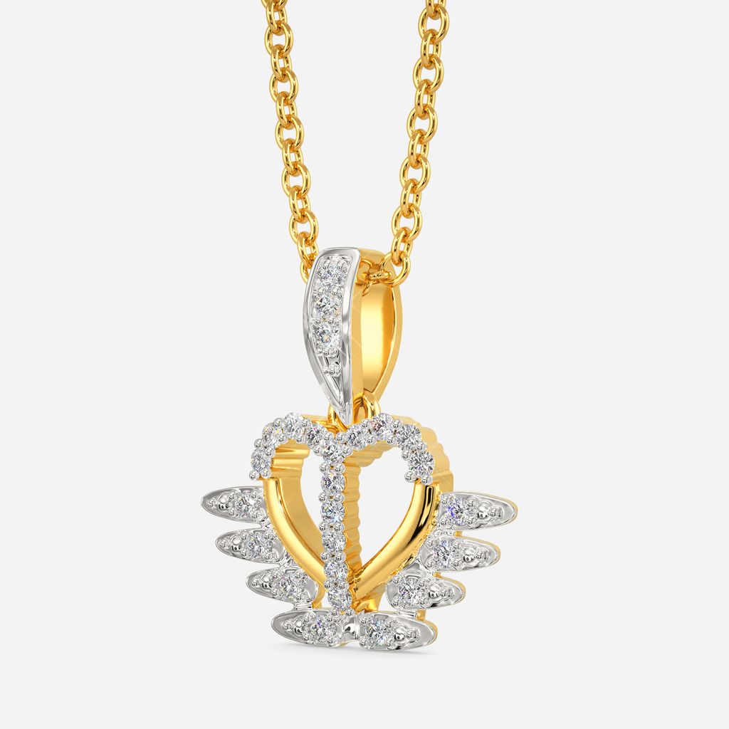 Zipped Affair Diamond Pendants