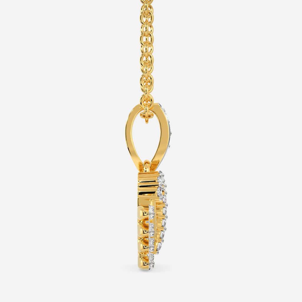 Zipped Affair Diamond Pendants