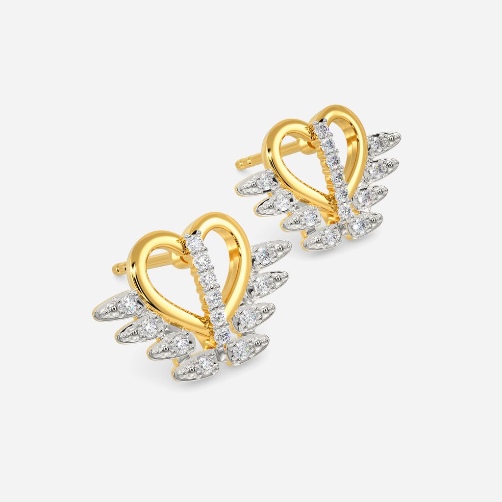 Zipped Affair Diamond Earrings