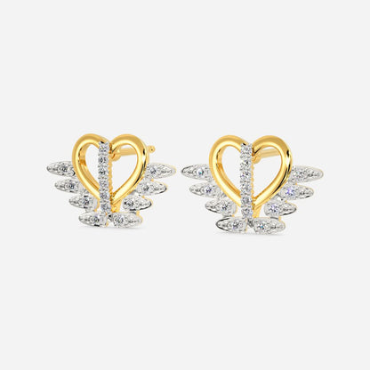 Zipped Affair Diamond Earrings
