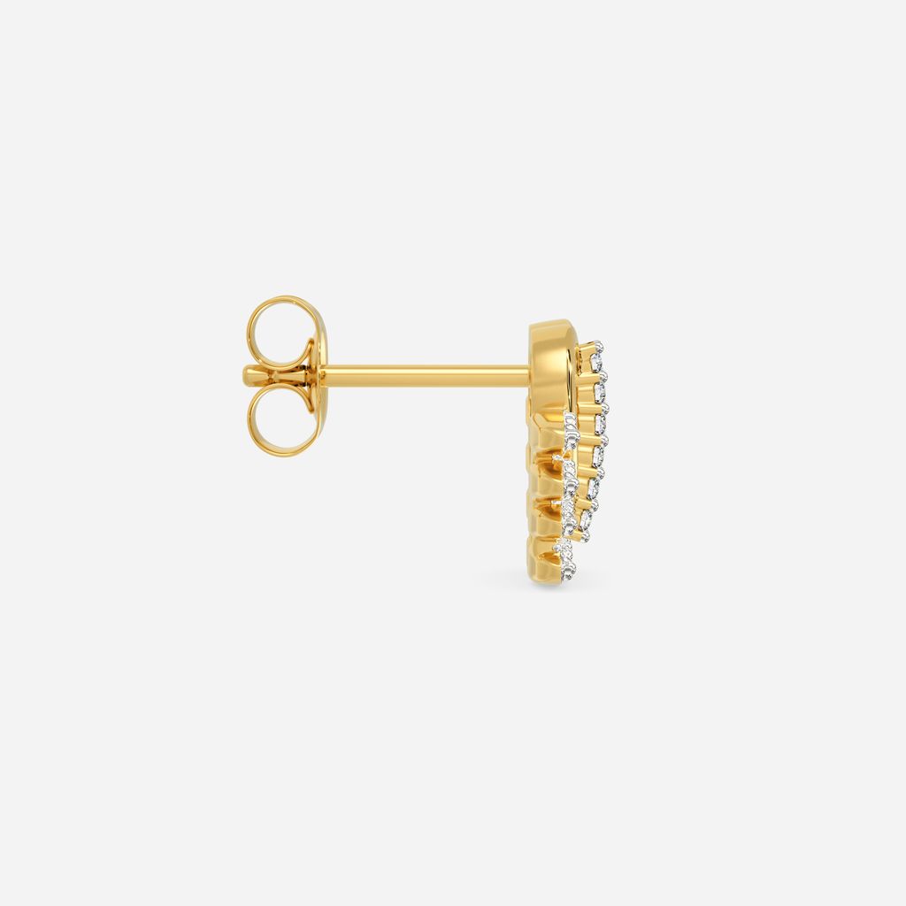 Zipped Affair Diamond Earrings
