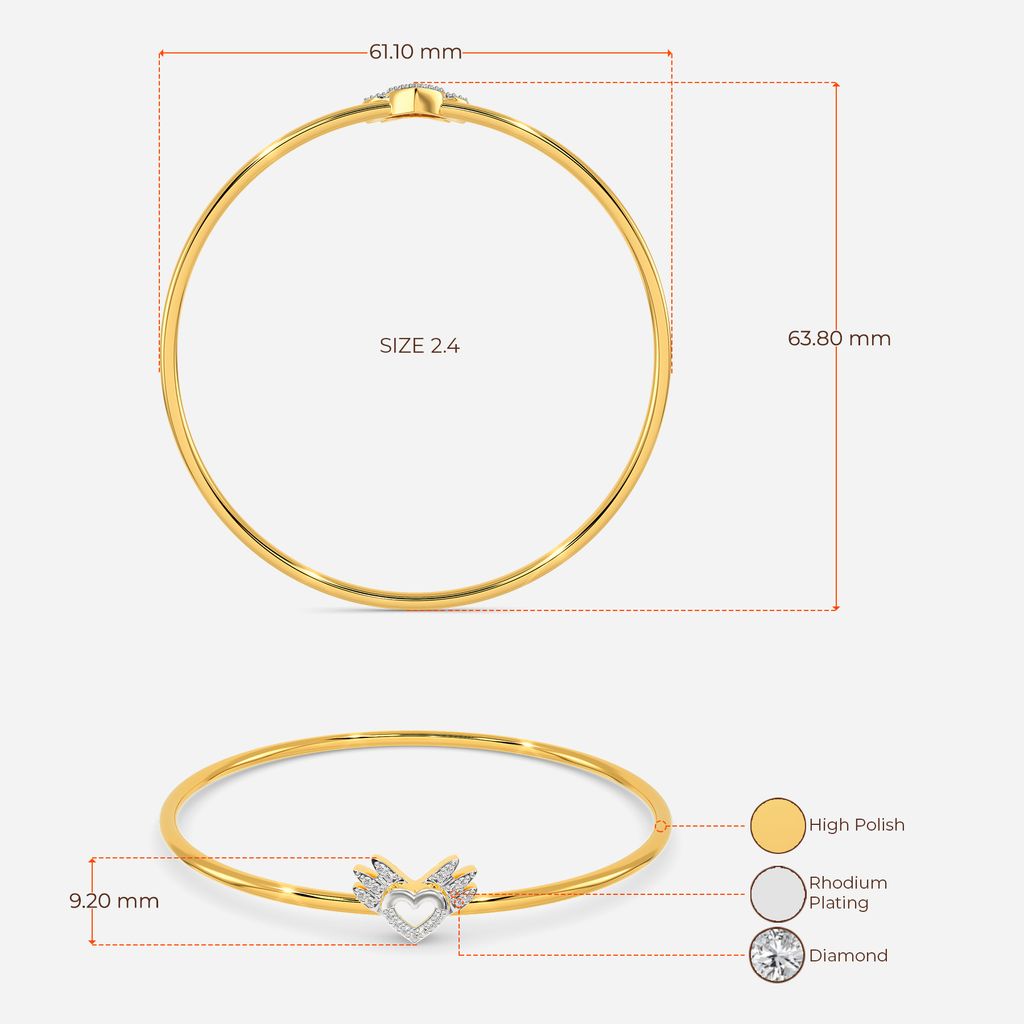 Zipped Affair Diamond Bangles