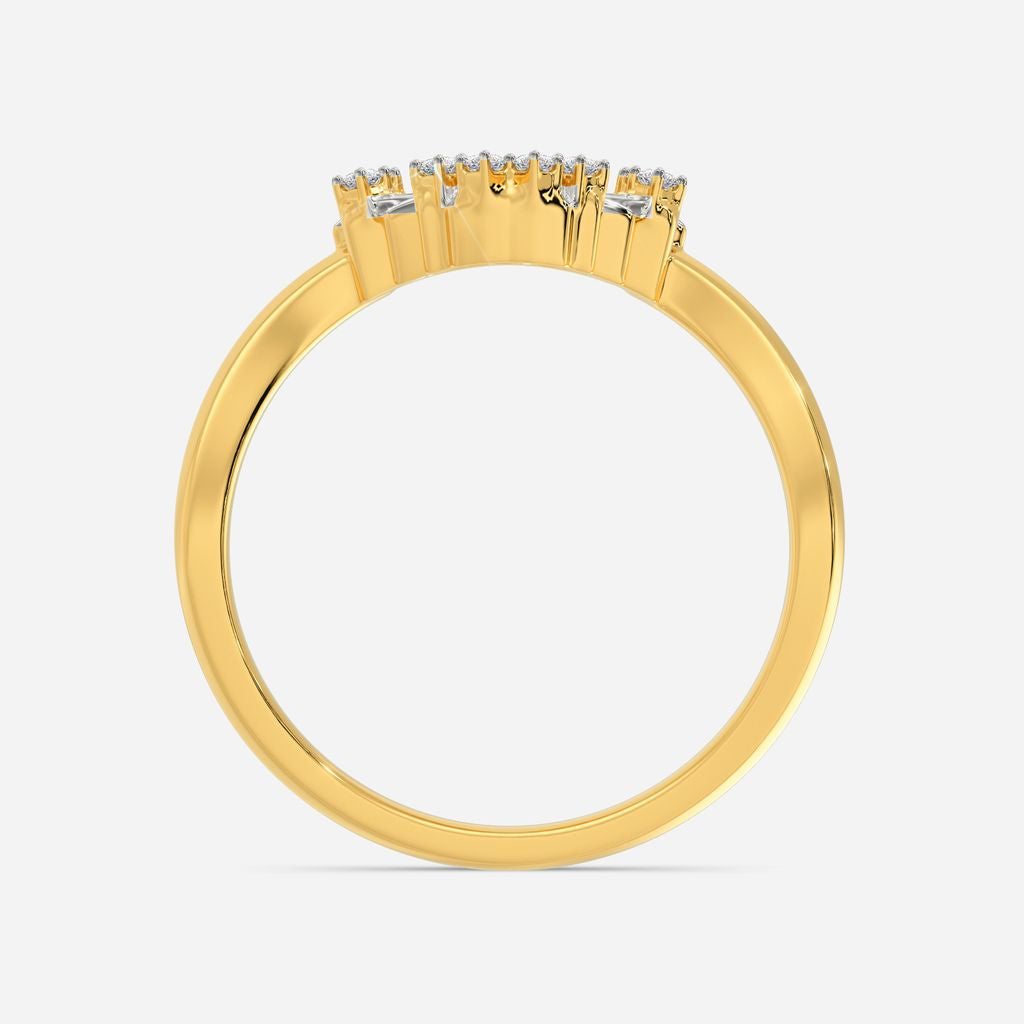 Zip O Heart Diamond Rings